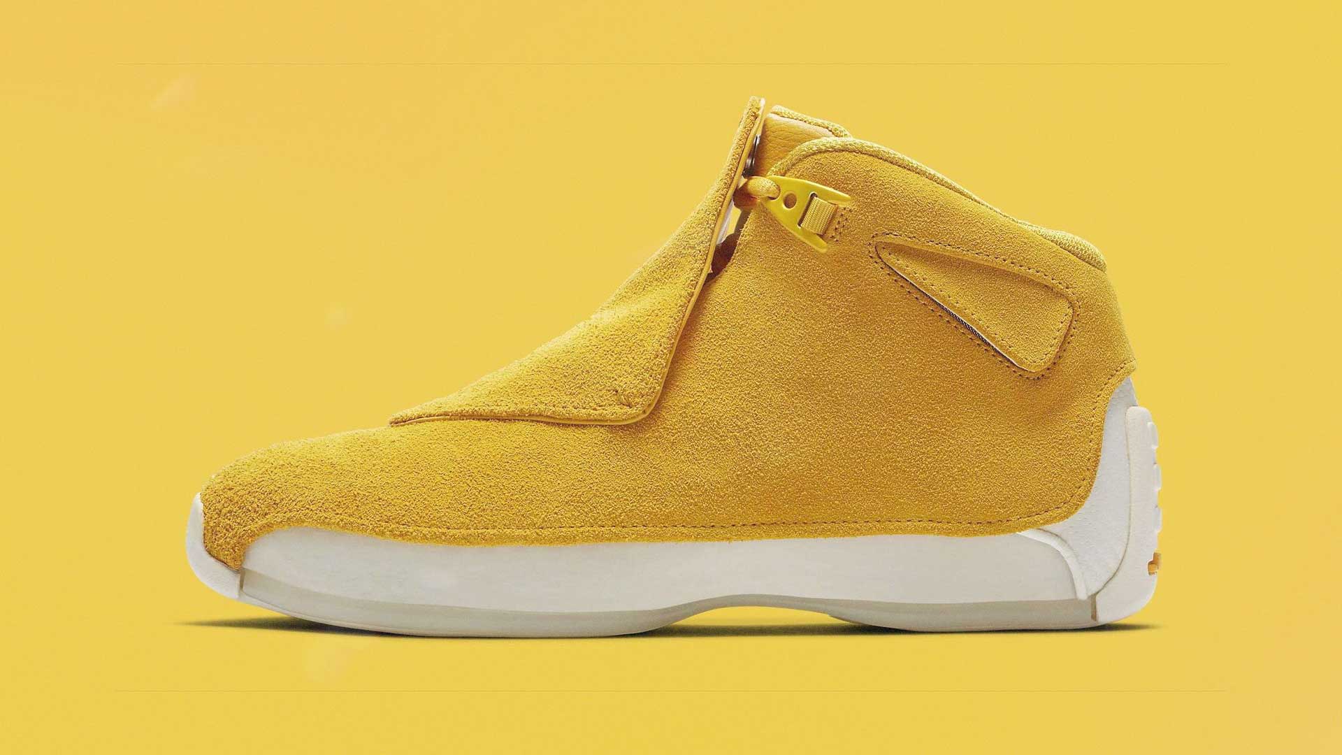 Air Jordan 18 Retro “Yellow Suede”