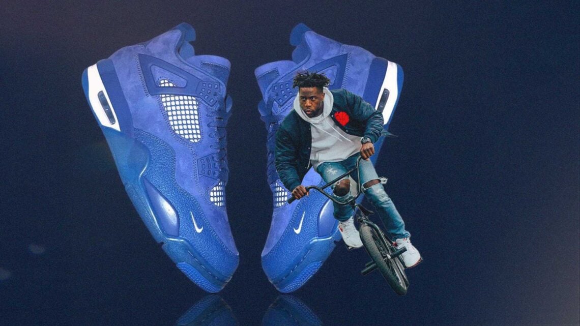 Nigel Sylvester’s Air Jordan 4 ‘Blue’