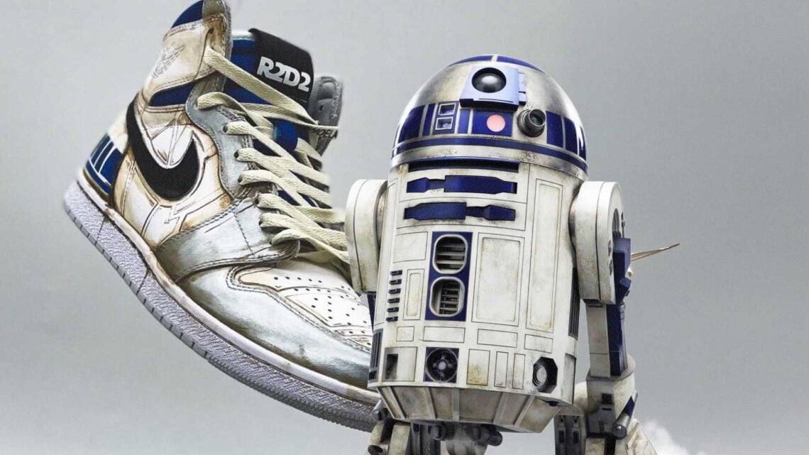 R2D2 Air Jordan 1 Star Wars Sneaker