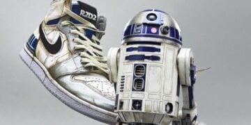 R2D2 Air Jordan 1 Star Wars Sneaker