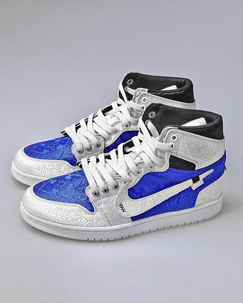 Fragment x Off-White Satin Air Jordan 1 High