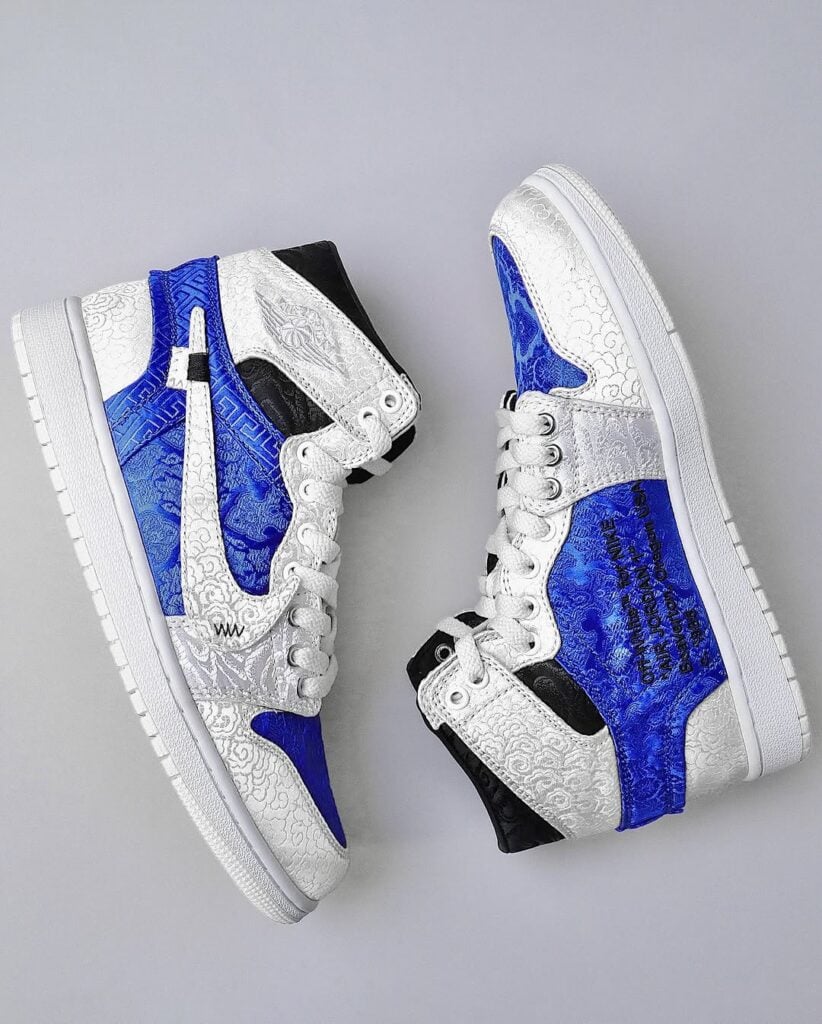 Fragment x Off-White Satin Air Jordan 1 High