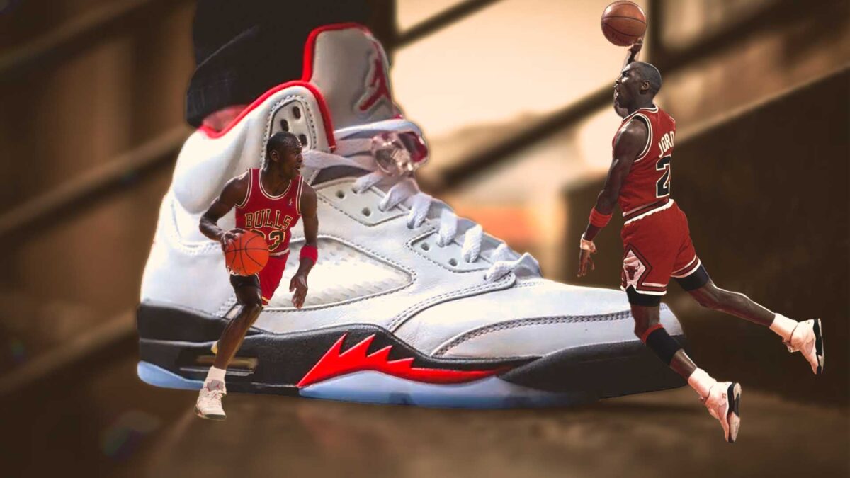 Air Jordan 5 ホワイト/ゴールド 23 Jordan 5 Retro 'Olympic' - Air Jordan - 136027 133 - white/black