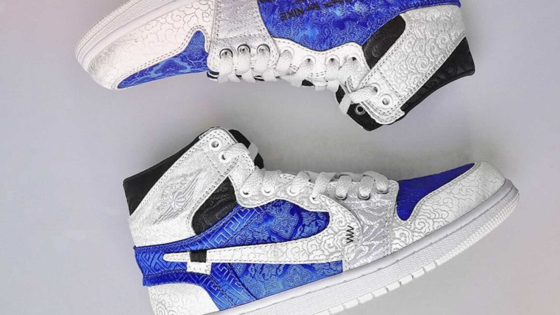 Fragment x Off-White Satin Air Jordan 1 High