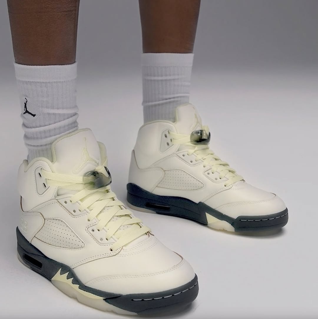 The Air Jordan 5 "Luminous Green"