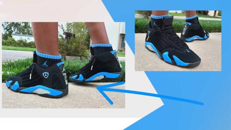 Air Jordan 14 "Black/University Blue"