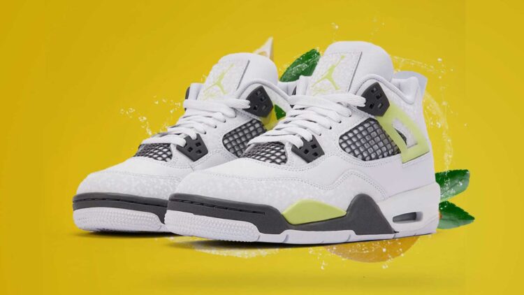 Air Jordan 4 GS "Light Lemon Twist"