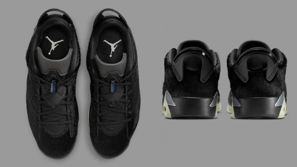 Black Pony Hair Air Jordan 6 Low
