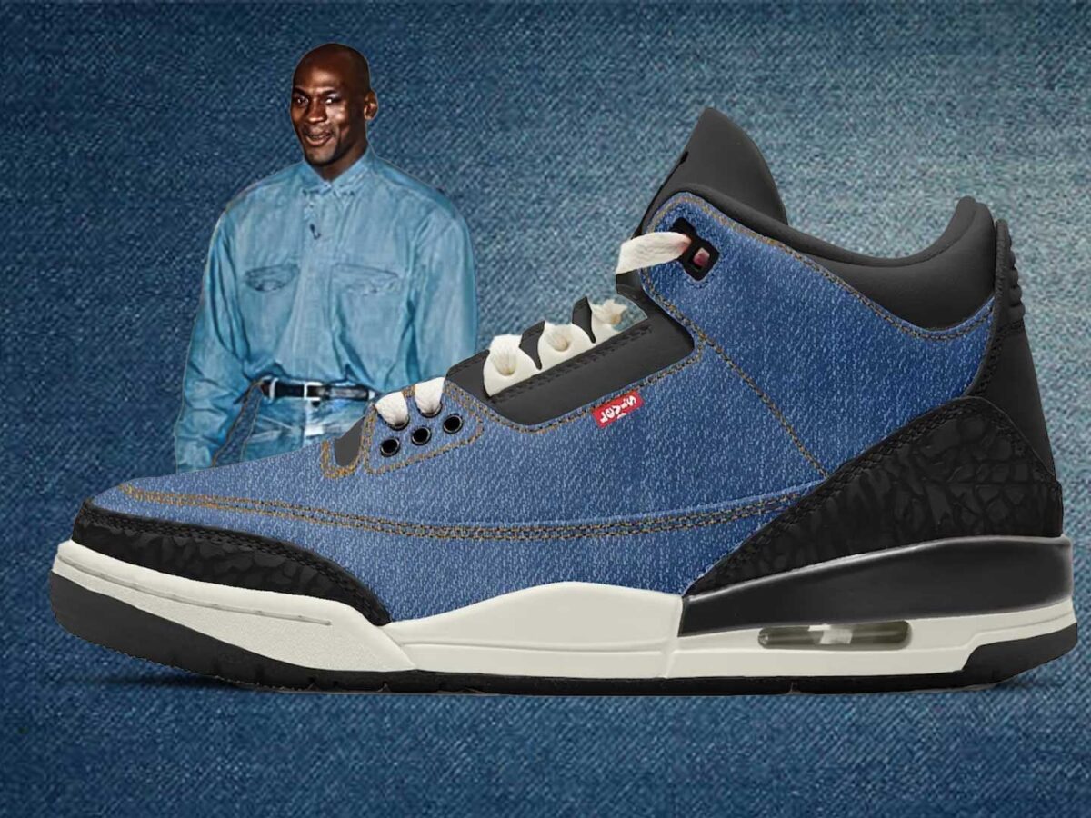 Levi's x Air Jordan 3 - 2026: Sự trở lại của một "Huyền thoại" Hinh anh 4: Levi's x Air Jordan 3 - 2026: Su tro lai cua mot "Huyen thoai"
