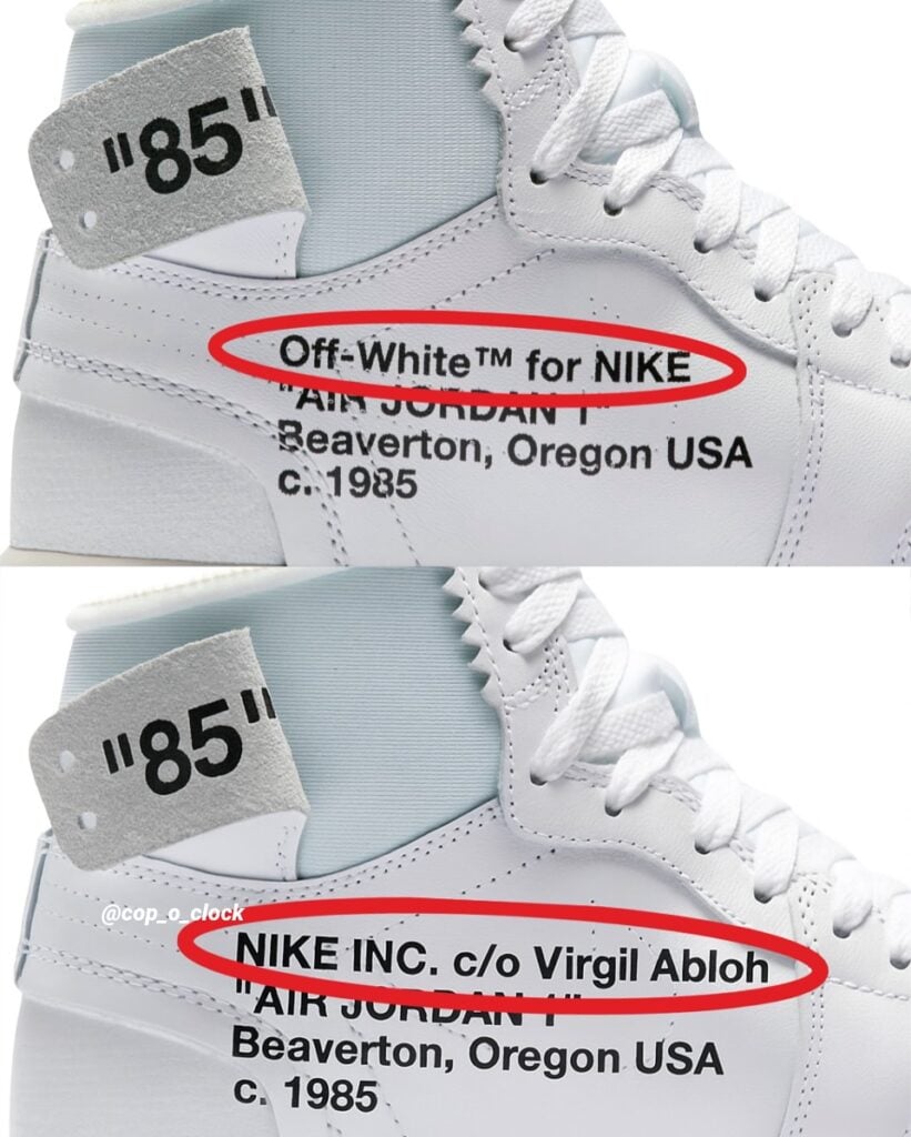 Off White x Jordan 1 High