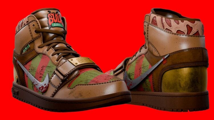 Freddy Krueger "Burnt Dreams" Air Jordan 1 Sneaker