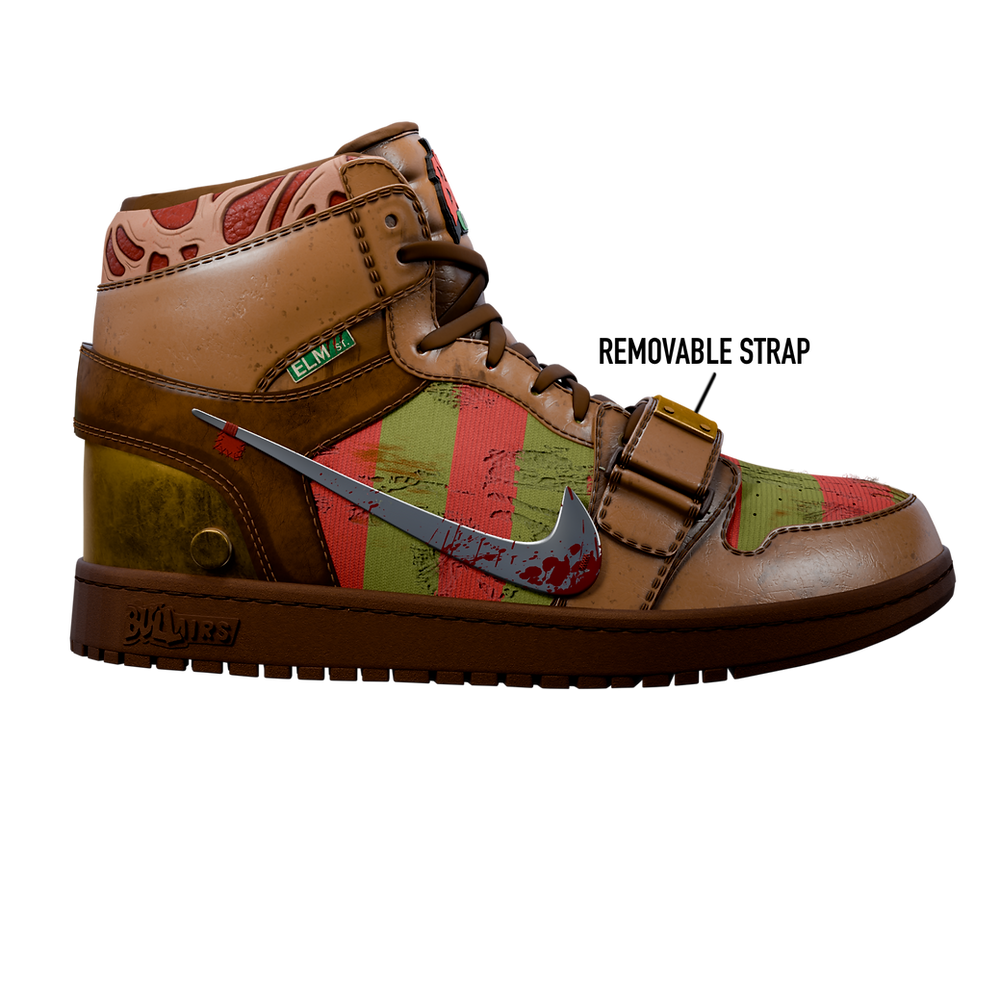 Freddy Krueger "Burnt Dreams" Air Jordan 1 Sneaker
