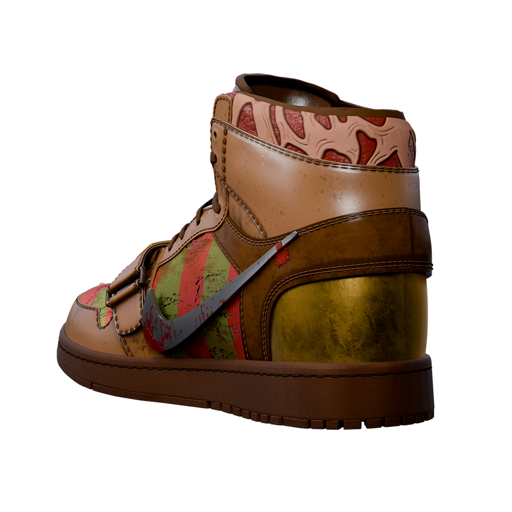Freddy Krueger "Burnt Dreams" Air Jordan 1 Sneaker