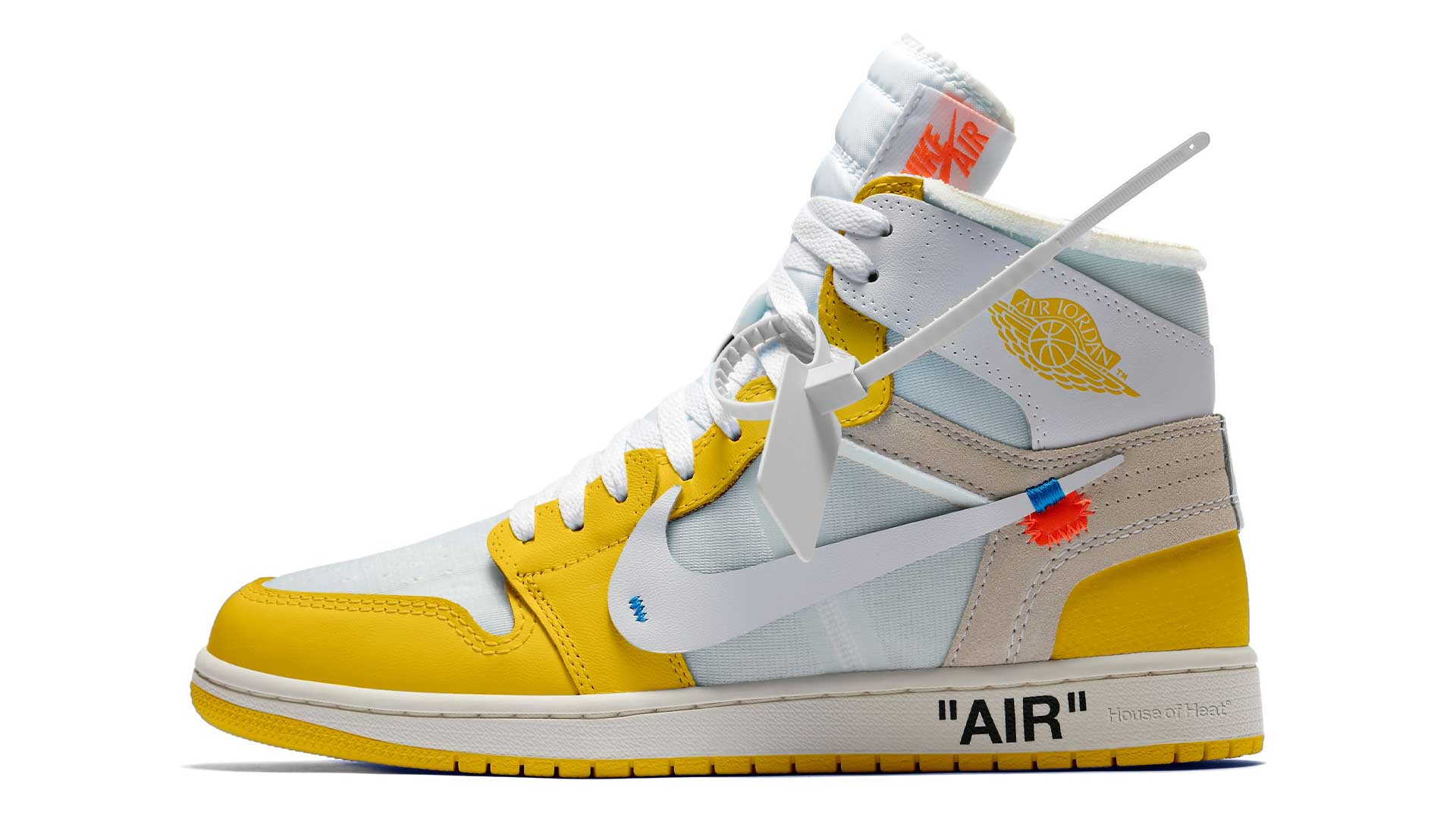 Off-White x Air Jordan 1 High "Canary Yellow"