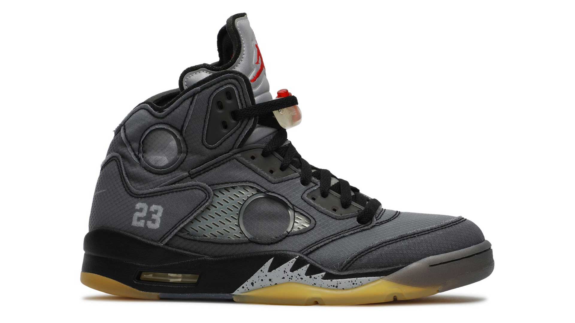 Off-White x Air Jordan 5 "Black/Muslin"
