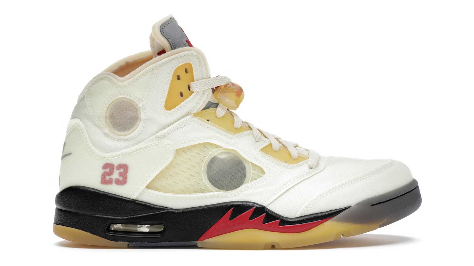 Off-White x Air Jordan 5 "Sail"