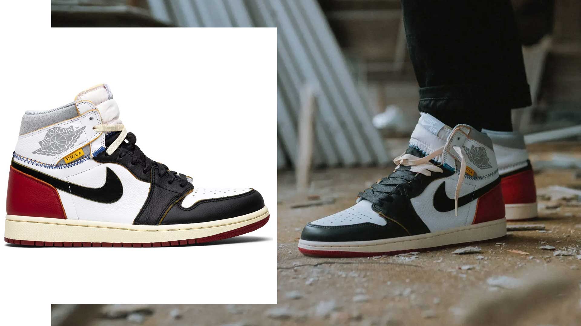 Union x Air Jordan 1 High "Black Toe"