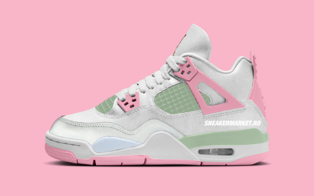 Air Jordan 4 "Medium Soft Pink/Vapor Green"