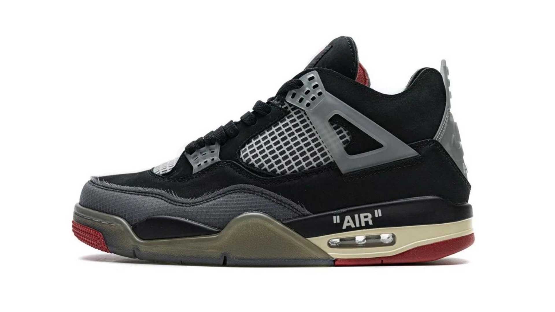x Air Jordan 4 Bred "Off White"