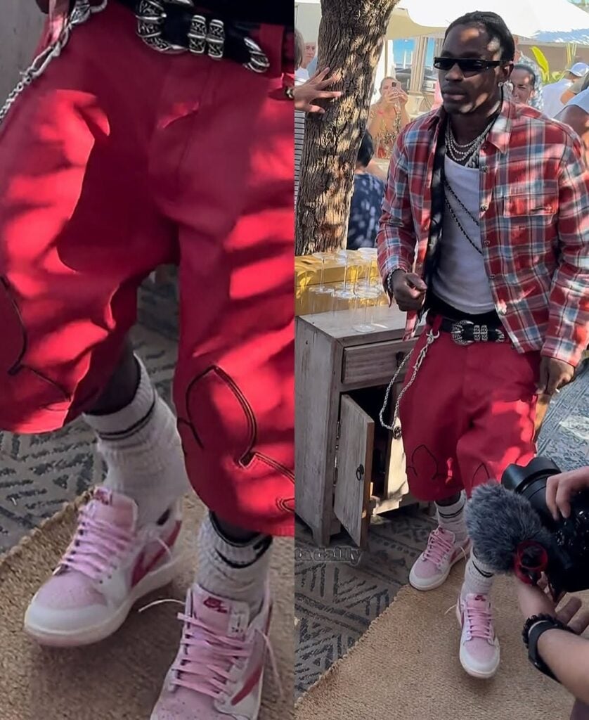 Travis Scott x Air Jordan 1 Low "Shy Pink"