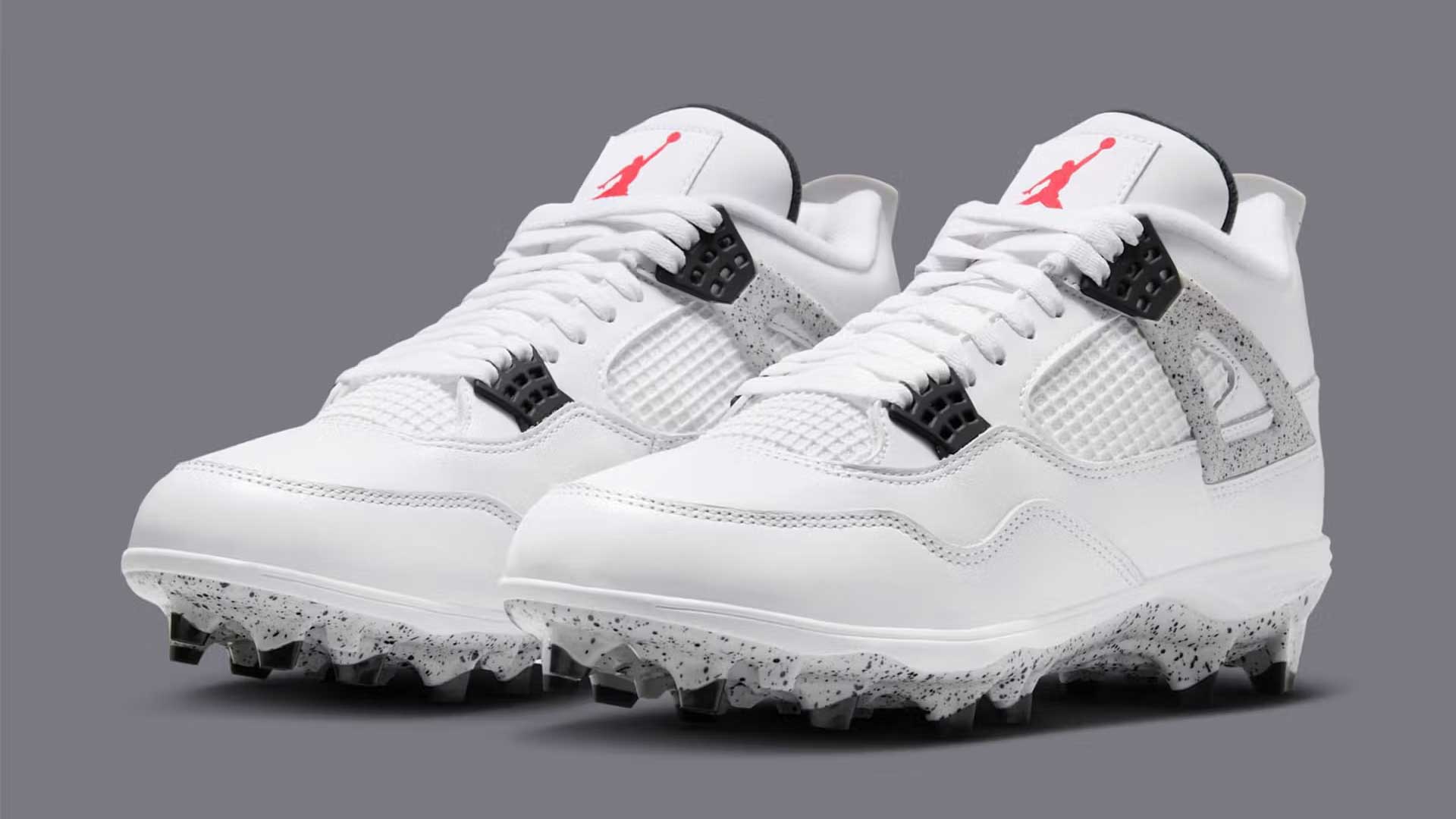 Air Jordan 4 "White Cement" Cleat