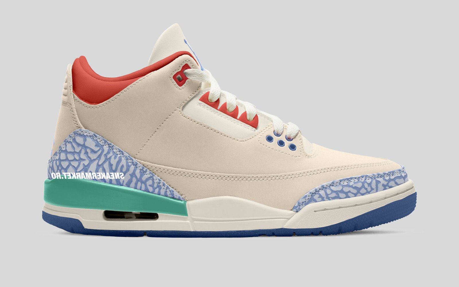 Air Jordan 3 Retro “Chalk & Track Red”