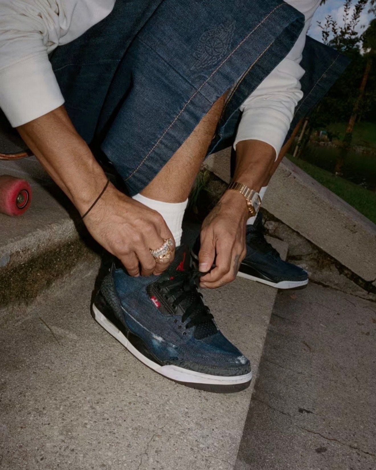 Levi's x Air Jordan 3 "Indigo Denim"