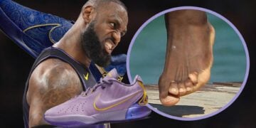 Nike-Sneakers-LeBron-James-Feet