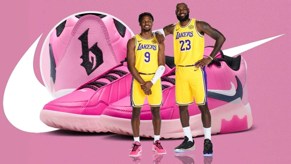 bronny-james-nike-logo-pink-nike-lebron-witness-9-1