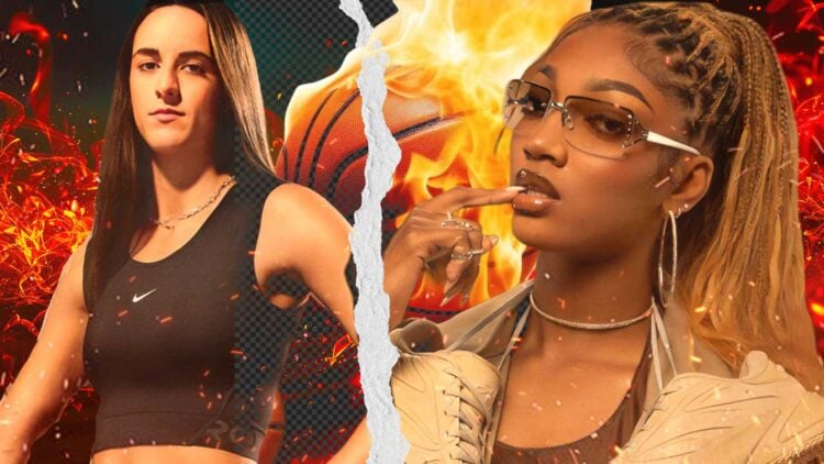 Angel Reese vs Caitlin Clark