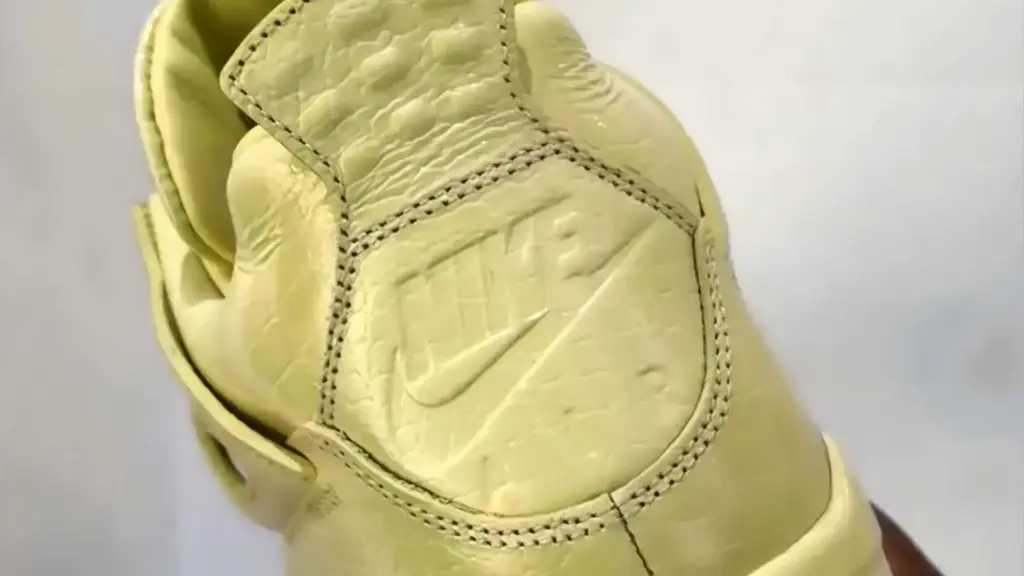 J Balvin Air Jordan 4 Lemonade Heel